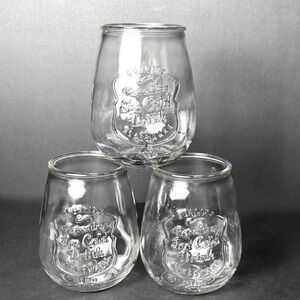 Set Of 3 Vintage Quality Refreshing Ice Cold Drink Glassware Est. 1841 Home Ess